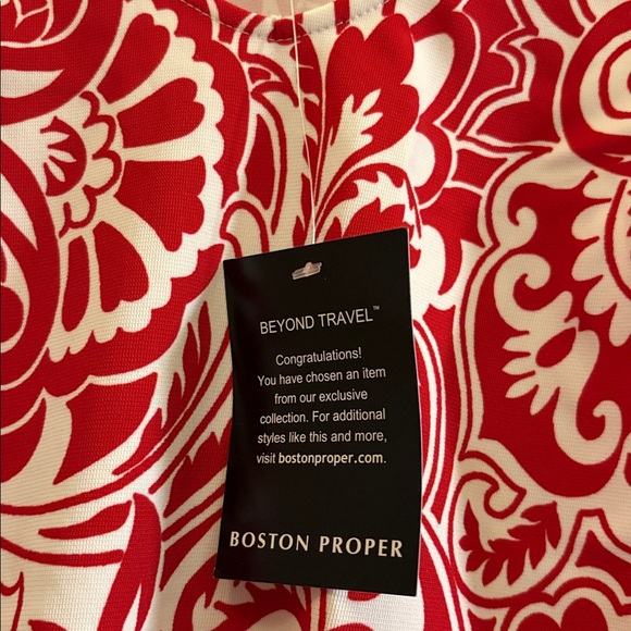 Boston Proper tank top Blouson Beyond Travel NWT XS Picnic Paisley - Picture 5 of 12